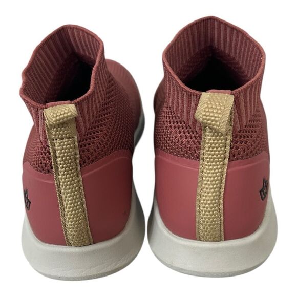 Spenco Yoga Stretch Orthotic Sneakers Size 10D wide Brick Red Slip On - Picture 2 of 5